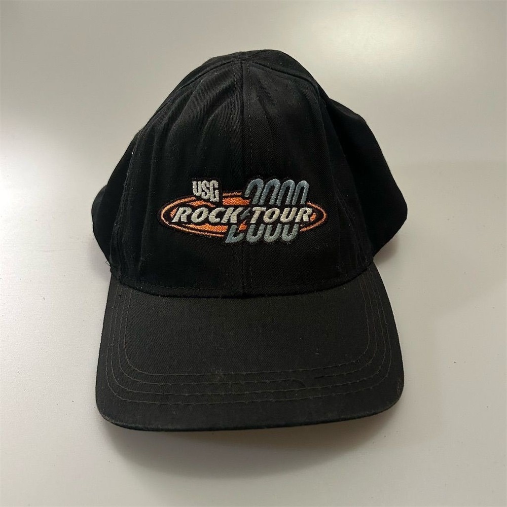 Vintage NASCAR‎ Hat Cap Snap Back Rock Tour 2000 Snapback Cap Hat Black